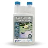 NT Labs Pond Magiclear, Clears Green and Cloudy Water, Control Against Algae Build up, Improves Pond Water Quality, Pond Water Flocculant (1 Litre)