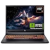 acer Nitro V16 AI ANV16-42 Gaming Laptop - AMD Ryzen AI 7 350, 16GB, 1TB SSD, NVIDIA GeForce RTX 5070, 16" WQXGA 180Hz, Windows 11, Black