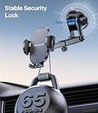 Miracase Car Phone Holder for Cars Dashboard Windscreen Desk, 3in 1 Mobile phone Mount Automobile Cradle 360° Rotatable Stand for iPhone16 15 Pro Plus Max 14 13 12 11Samsung