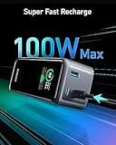 Anker Prime Power Bank, 20,000mAh Portable Charger with 200W Output, Smart Digital Display, 2 USB-C and 1 USB-A Port Compatible with iPhone 16/15/14/13 Series, Samsung, Dell, and More