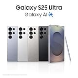 Samsung Galaxy S25 Ultra AI Smartphone, Galaxy AI, 12GB Memory, 512GB Storage, 200MP Camera, S Pen Included, Titanium Black, 3 Year Manufacturer Extended Warranty (UK Version)