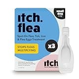 Itch | Flea & Tick Spot-On Treatment for Small dogs (2-10kg) | Kills Fleas, Ticks, Lice & Eggs to Prevent Reinfestation | 3 Easy-Apply Pipettes
