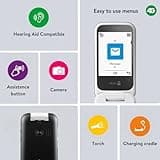 Doro 6880 4G Unlocked Flip Mobile Phone for Seniors with Talking Number Keys, External Display, Assistance Button and Charging Cradle [UK and Irish Version]