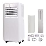 Olsen & Smith 9000 BTU 3-in-1 Portable Air Conditioning Unit, AC Air Con Conditioner Cooler On Wheels with Cooling, Fan & Dehumidifier Functions, 24H Timer with Window Kit & Remote Control, White
