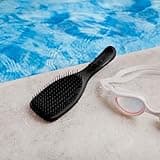 Tangle Teezer Ultimate Detangler Hairbrush - For Wet & Dry Hair - Detangling Brush for All Hair Types - Two-Tiered Teeth Reduce Breakage & Eliminate Knots - Liquorice Black