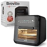 Breville Halo Rotisserie Air Fryer | Digital Extra Large Air Fryer Oven | Fry, Bake & Dehydrate | 2000 W | Energy Efficient | Black and Grey [VDF127]