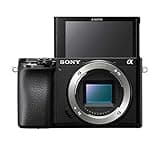 Sony Alpha 6100 Mirrorless APS-C Camera with 0.02-sec. fast AF, Real-time Eye AF for human and animal, 4K video & flip screen