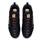 NIKE Mens Air Vapormax Plus Sneaker, Black Lt Smoke Grey Magma Orange, 8 UK