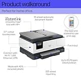 HP OfficeJet Pro 8122e All-in-One Printer | Colour | Printer for Home | Print, Scan, Copy | Automatic document feeder| 3 months of Instant Ink with HP | Up to 3 years Warranty