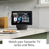 Echo Show 10 (Newest gen) | HD smart display with motion and Alexa | Charcoal Fabric