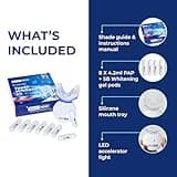 Teeth Whitening Kit - Pap Tooth Whitener Formulated by Dentists Made in Britain - LED Activated Gel Pods for a Brighter Smile - SMILE:NOW (33.6ml (Pack of 1), Peppermint)