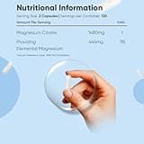 Magnesium Supplements 240 Vegan Capsules | Providing 444mg Elemental Magnesium | Lactose & Gluten-Free