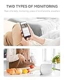 Comfyer 4-Split Screen Smart Video Baby Monitor with 2K Camera–5" 1080P HD Display, 5050mAh Battery, Wi-Fi&Non-Wi-Fi, App&Monitor Control, Night Vision, Motion Detection, Temp Sensor, PTZ, 500m Range