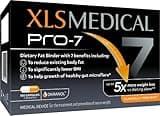 XLS Medical PRO-7 - Weight Loss Pills - Up to 5X More Weight Loss Versus Dieting Alone, 7 Clinically Proven Benefits - 180 Capsules - 1 Month Supply