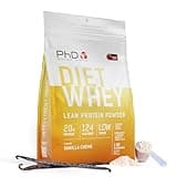PhD Nutrition Diet Whey Lean Protein Powder | Vanilla Crème Whey Protein Powder 1 kg Bag [ Packaging May Vary ]