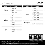 Lexar Professional 1667x SD Card 64GB, SDXC UHS-II Memory Card, Up to 250MB/s Read, 120MB/s Write, Class 10, U3, V60, SD for Professional Photographer, Videographer, Enthusiast (LSD64GCB1667)