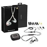 Shure SE846 Wired Sound Isolating Earphones Gen 2, Secure in-Ear Earbuds, High-End Professional Sound, Hi-Def Four Drivers, Upgraded Sound Filters, Durable Quality, Customizable Frequency - Clear