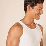 Amazon Essentials Men's Lightweight Tank Undershirts, Pack of 6, White, L