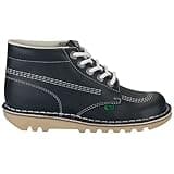 Kickers Women's Kick Hi Classic Ankle Boots | Extra Comfortable | Added Durability | Premium Quality, Blue, 6.5 UK