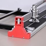 ROJOO 48 inch Manual Tile Cutting Machine Wide Aluminum Bottom Plate Single Slide Rail Adjustable Ceramic Porcelain Tile Cutter Heavy Duty 1200mm