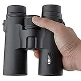 Gosky 10x42 Roof Prism Binoculars for Adults, HD Professional Binoculars for Bird Watching Travel Stargazing Hunting Concerts Sports-BAK4 Prism FMC Lens-with Phone Mount Strap Carrying Bag