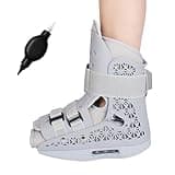 Air Cam Walking Fracture Boot, Medical Short Orthopaedic boot for Broken Foot Sprained Ankle, Inflatable Walker Brace for Post-Op Support (L)