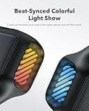 soundcore Anker Boom 2 Bluetooth Speaker, Outdoor Speaker with 80W, Subwoofer, BassUp 2.0, 24H Playtime, IPX7 Waterproof, Floatable, RGB Lights, Custom EQ, USB-C, Portable for Camping, Beach, Garden