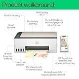 HP Smart Tank 5107 All in One Printer | Perfect for Home | Colour | Wireless | Print, Scan, Copy | Refillable | Includes up to 3 Years of Ink | Smart Buttons | Easy Setup | Reliable Wi-Fi