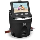 Kodak SCANZA Digital Film Scanner, Converts 35mm, 126, 110, Super 8 and 8mm Film Negatives and Slides To JPEG Includes Large Tilt Up 3.5 LCD and EasyLoad Film Inserts