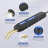 MRCARTOOL Plastic Welder Kit with 600 Hot Staples 220V Plastic Welding Machine Car Bumper Repair Kit, 80W/65W/45W/35W/15W Adjustable Plastic Repair Welding Machine for Car Plastic Crack Repair
