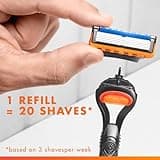 Gillette Fusion5 Razor Refills for Men, Razor Blades Men with Lubrastrip for a Close Shave, Compatible with Razors