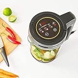 Morphy Richards 1.6L Clarity Soup Maker, Portion Control, 9 Featured Settings, Smart Response Technology, Keep Warm, Soup and Smoothie Maker, White & Black, 501050