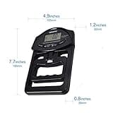 GRIPX Digital Hand Dynamometer Grip Strength Measurement Meter Auto Capturing Electronic Hand Grip Power 198Lbs / 90Kgs, Black