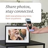 Skylight Frame – WiFi Digital Picture Frame Customer Support, Digital Photo Frame with Easy Setup, Touch Screen Digital Frame, Gifts for Parents and Grandparents - 10 Inch Black