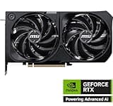 MSI GeForce RTX 5070 12G SHADOW 2X OC Graphics Card - RTX 5070 GPU, 12GB GDDR7 (28Gbps/192-bit), PCIe 5.0 - Dual-Fan Thermal Design - HDMI 2.1b, DisplayPort 2.1b
