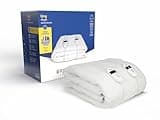 Russell Hobbs Electric Blanket, Sherpa Fleece Heated King Fitted Underblanket, 6 Heat Settings & 10 Hour Auto Shut Off, Energy Efficient, Machine Washable, 2x Remote, 150 X 200 cm, 120W, RHEDB8002