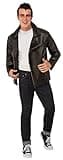 Rubies 820768 Grease, T-birds Costume Jacket historical_&_period Adult, Solid, Black, One Size