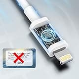 iPhone Charger Cable, 4Pack 3FT/1M MFi Certified Lightning Cable Apple Fast Charging Cable Compatible with iPhone 14 13 12 11 XS XR X Pro Max Mini 8 7 6S 6 Plus 5S SE iPad-white