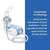 Beurer IH60UK Portable Nebuliser - Relief from colds, asthma, and respiratory problems - Quiet inhaler using compressed-air technology - Suitable for adults and children - With practical storage bag