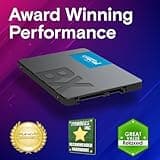 Crucial BX500 SATA SSD 4TB, 2.5" Internal SSD, Up to 540MB/s, Laptop and Desktop (PC) Compatible, 3D NAND, Dynamic Write Acceleration, Solid State Drive - CT4000BX500SSD101