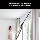Shark Cordless Upright Vacuum Cleaner with Anti Hair Wrap, 60 Minute Run Time Battery, DuoClean Floorhead, Powered Lift-Away, LED Headlights, Dusting, Pet, Crevice & Upholstery Tools, Blue ICZ300UKT
