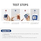 sinocare Blood Glucose Meter/Blood Sugar Monitor Safe-Accu2 /Blood Sugar Test Kit with Test Strips x 50 & Case for UK Diabetics -in mmol/L