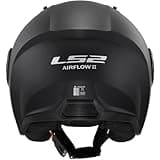 LS2 Motorcycle Helmet - Open Face OF616 - Airflow LS2 Matt Black - M