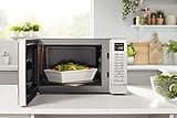 Panasonic NN-ST48KSBPQ Inverter Microwave Oven with Glass Turntable, 32L, 1000W, 25 Auto Programmes, Auto Defrost, 7 Power Levels, Timer, Digital LED Display, Stainless Steel Exterior