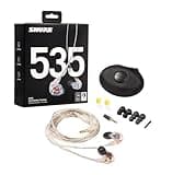 Shure SE535 - headphones (Intraaural, In-ear, 3.5 mm (1/8"), Transparent, 18 - 19000 Hz, -18 - 57 °C)
