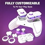 PDP Victrix Pro BFG Wireless Gaming Controller for Playstation 5 / PS5, PS4, PC, Modular Gamepad, Remappable Buttons, Customizable Triggers/Paddles/D-Pad, PC App White