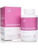 vP Vitality Pro Benfotiamine Vitamin B1 Supplement, 120 Capsules - Fat Soluble 300mg B1 Vitamin for Heart & Cognitive Support - Easy to Swallow Vegan Dietary Supplements for Men & Women