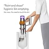Dyson Detect Absolute V15 Cordless Vacuum Cleaner 369372-01, Yellow & Nickel, 230 W, 0.76 liters, 82 Decibeles