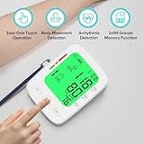 Medical Blood Pressure Machine for Home Use, Upper Arm 22-42cm Large Cuff Blood Pressure Monitors, LCD Digital Display | CE Certified | MHRA Registered | 2 * 99 Sets Memory | Heart Rate Monitor