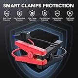Car Jump Starter, FLYLINKTECH 4000A 12V Portable Car Battery Booster Jump Starter Power Pack (up to 9.0L Gas Or 8.5L Diesel Engine), Power Bank with LED Flashlight, IP67